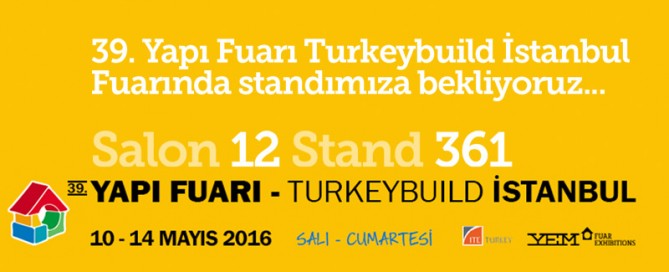 Titiz Granit & Mermer - 39. Yapı Fuarı Turkeybuild İstanbul Davetiye